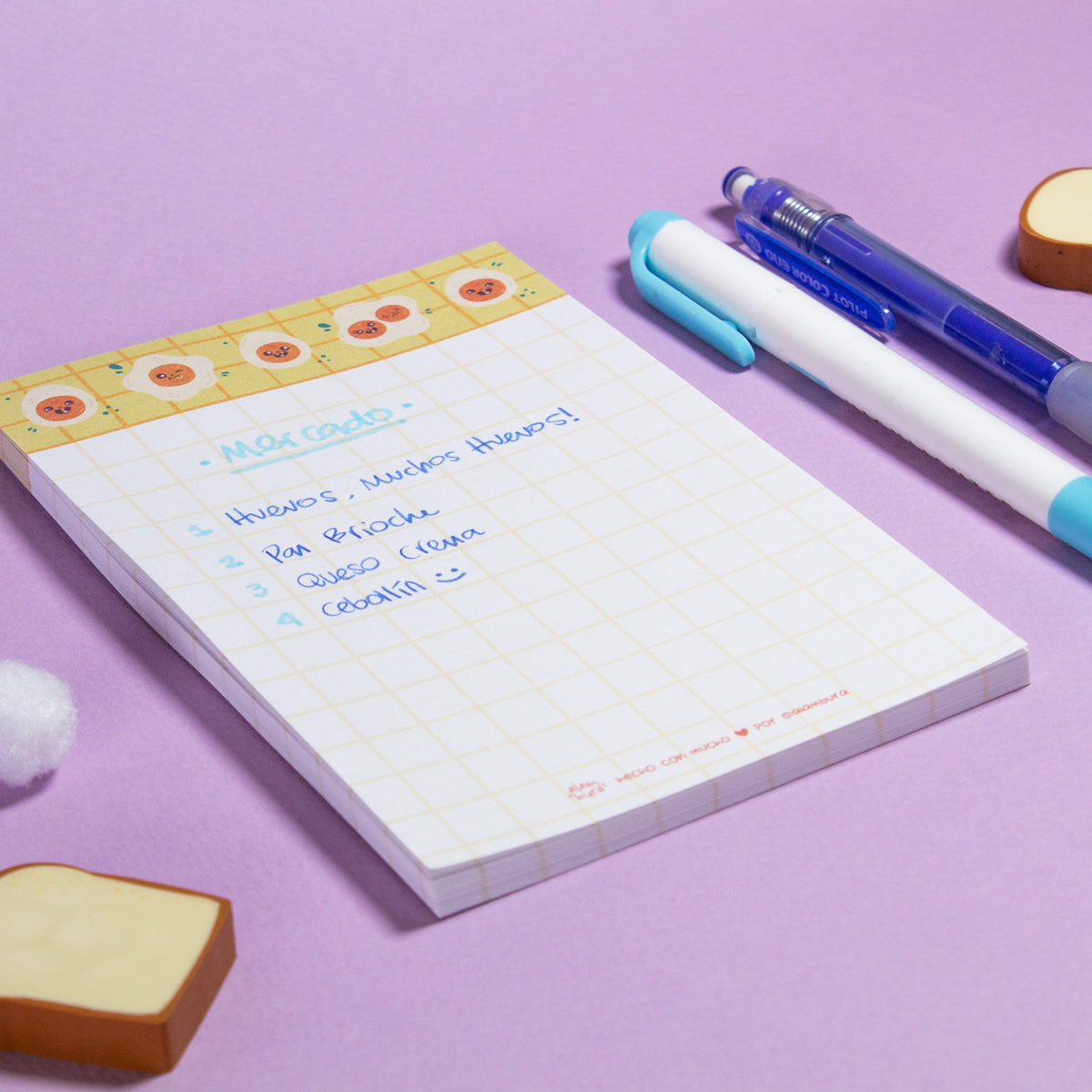 Block de notas Huevos