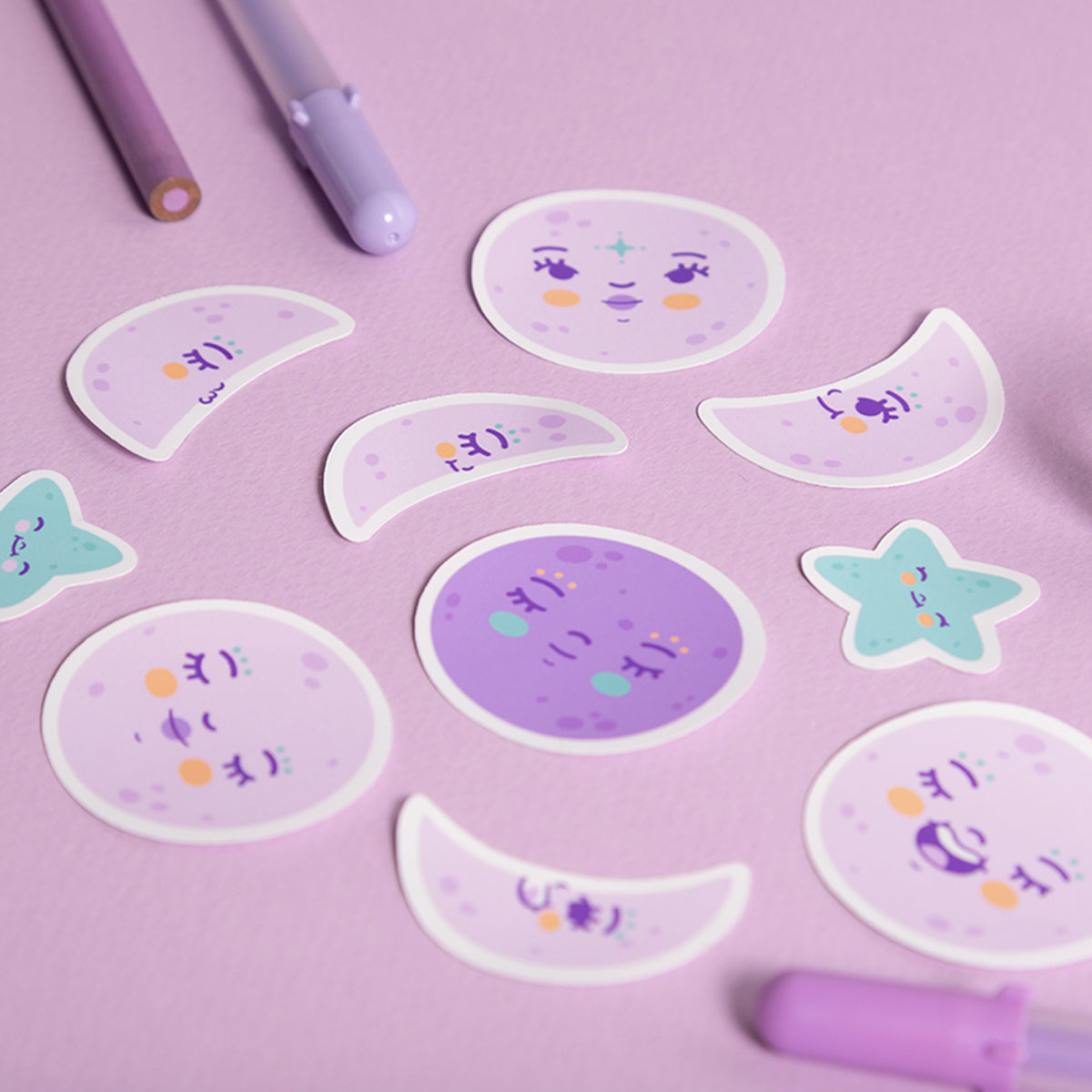 Set de Stickers Luna Lunera