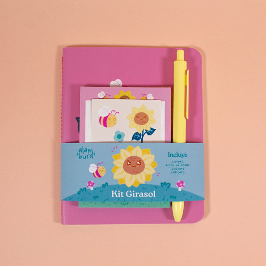 Kit libreta Girasol