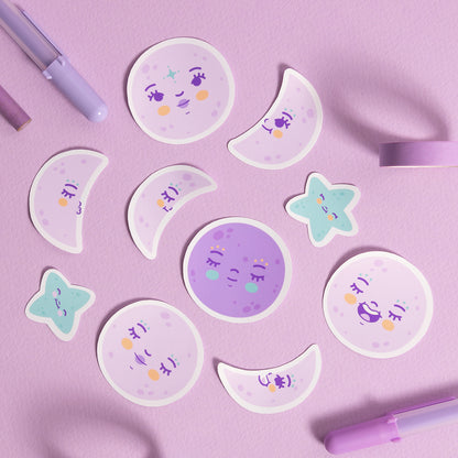 Set de Stickers Luna Lunera