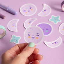 Cargar imagen en el visor de la galería, Set de Stickers Luna Lunera
