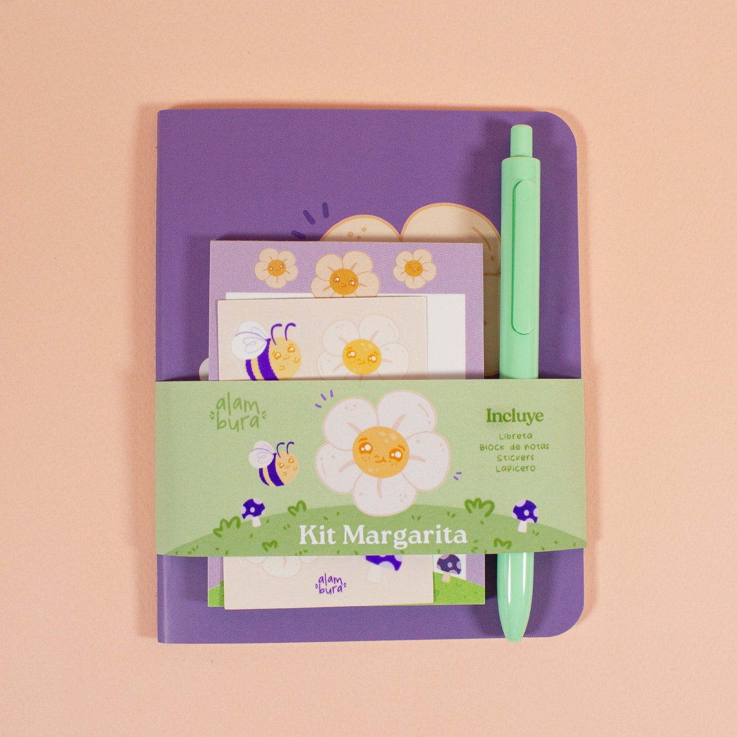 Kit libreta Margarita