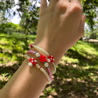 Set Pulseras Honguito