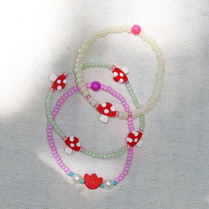Set Pulseras Honguito