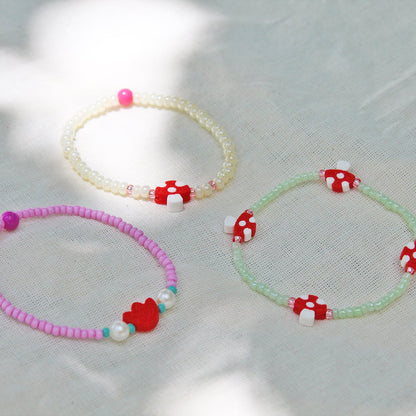 Set Pulseras Honguito