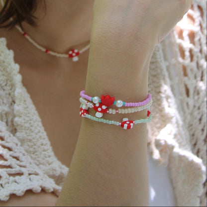 Set Pulseras Honguito