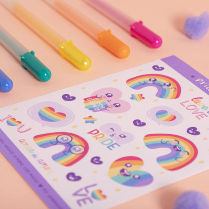 Hojita de Stickers Pride Pride