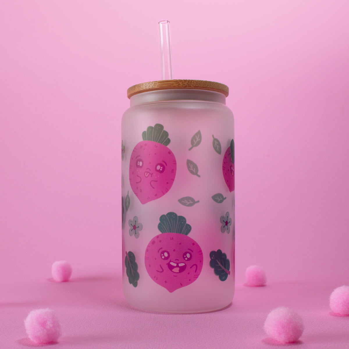 Vaso pitillo Remolachitas