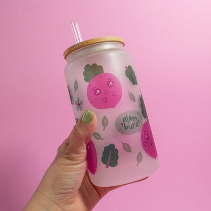 Vaso pitillo Remolachitas